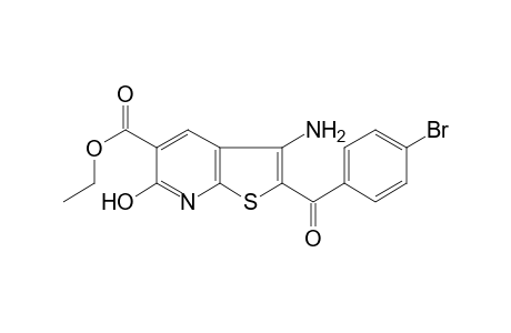 3-Amino-2-(4-bromobenzoyl)-6-keto-7H-thieno[2,3-b]pyridine-5-carboxylic acid ethyl ester