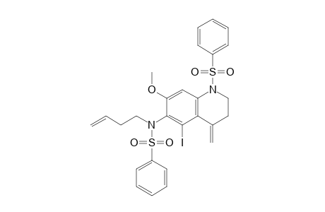 N-(1-besyl-5-iodo-7-methoxy-4-methylene-2,3-dihydroquinolin-6-yl)-N-but-3-enyl-benzenesulfonamide