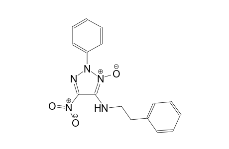 5-nitro-2-phenyl-N-(2-phenylethyl)-2H-1,2,3-triazol-4-amine 3-oxide