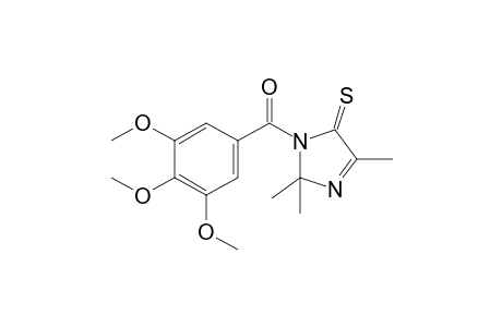 1-(3,4,5-trimethoxybenzoyl)-2,2,4-trimethyl-3-imidazoline-5-thione