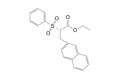 Ethyl .alpha.-[(.beta.-naphthyl)methyl]-.alpha.-(phenylsulfonyl)acetate}