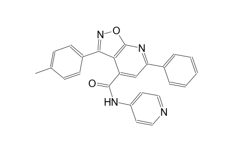 isoxazolo[5,4-b]pyridine-4-carboxamide, 3-(4-methylphenyl)-6-phenyl-N-(4-pyridinyl)-
