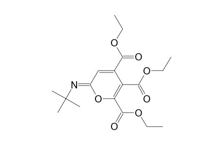 4,5,6-Triethyl 2-(tert-butylimino)-2H-pyran-4,5,6-tricarboxylate