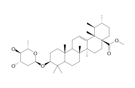 METHYL-3-BETA-O-(2,6-DIDEOXY-ALPHA-L-ARABINO-HEXOPYRANOSYL)-URSOLATE