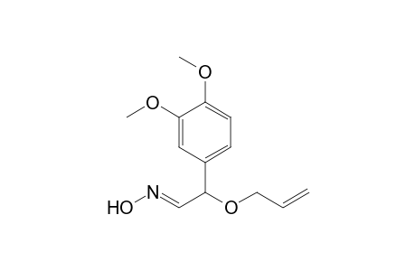 Benzeneacetaldehyde, 3,4-dimethoxy-.alpha.-(2-propenyloxy)-, oxime