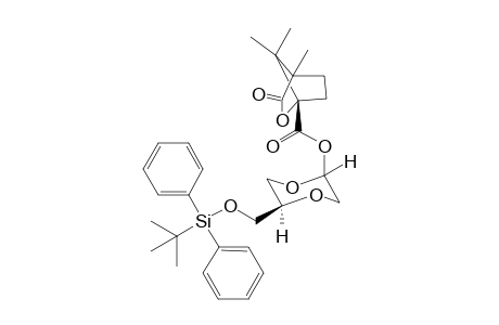 (5R)-5-(tert-Butyldiphenylsilanyloxymethyl)-1,4-dioxan-2(ax)-yl (1S)-camphanoate