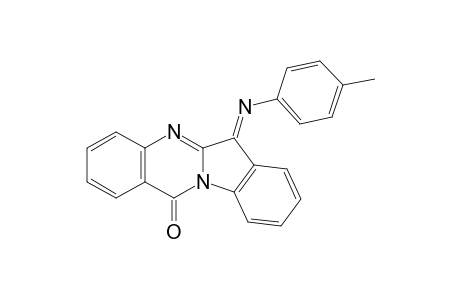 6-(4-Methylphenylimino)-6H-indolo[2,1-b]quinazolin-12-one