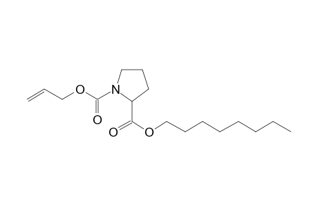 L-Proline, N-allyloxycarbonyl-, octyl ester