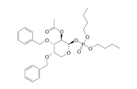DI-N-BUTYL-(2-O-ACETYL-3,4-DI-O-BENZYL-BETA-D-ARABINOPYRANOSYL)-PHOSPHATE