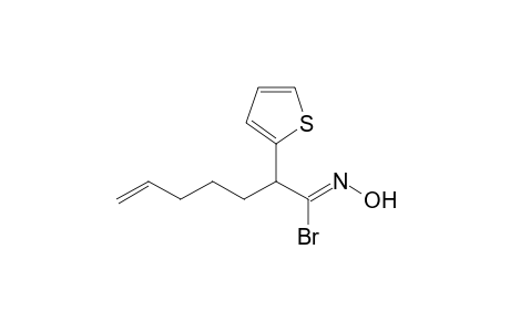 2-(Thienyl)-6-heptenohydroximoyl bromide