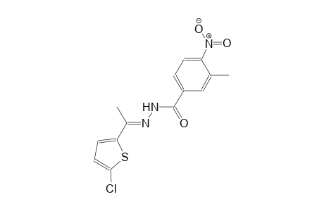 N'-[(E)-1-(5-chloro-2-thienyl)ethylidene]-3-methyl-4-nitrobenzohydrazide