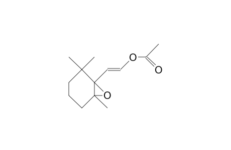 1-trans-(2-Acetoxy-vinyl)-1,2-epoxy-2,6,6-trimethyl-cyclohexane