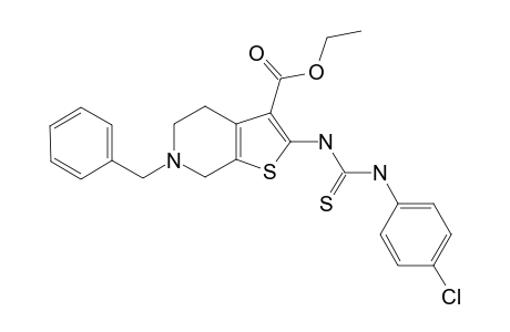 6-BENZYL-2-[3-(4-CHLOROPHENYL)-THIOUREIDO]-4,5,6,7-TETRAHYDROTHIENO-[2,3-C]-PYRIDINE-3-CARBOXYLIC-ACID-ETHYLESTER