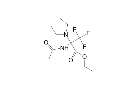 Ethyl 2-(acetylamino)-2-(diethylamino)-3,3,3-trifluoropropanoate