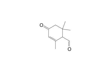 2-Cyclohexene-1-carboxaldehyde, 2,6,6-trimethyl-4-oxo-
