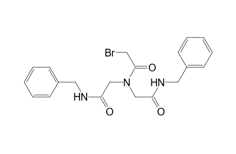 Acetamide, 2-bromo-N,N-bis[2-oxo-2-[(phenylmethyl)amino]ethyl]-