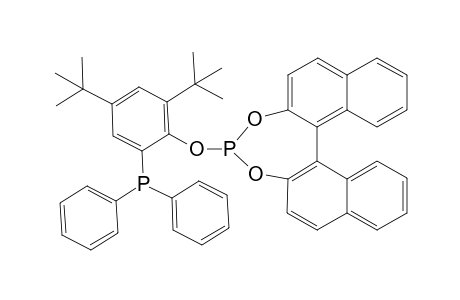 (S)-4-(2,4-Di-tert-butyl-6-diphenylphosphanyl-phenoxy)-3,5-dioxa-4-phospha-cyclohepta[2,1-a:3,4-a']dinaphthalene