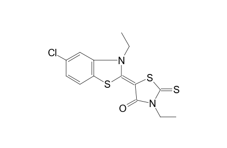 (5E)-5-(5-Chloro-3-ethyl-1,3-benzothiazol-2(3H)-ylidene)-3-ethyl-2-thioxo-1,3-thiazolidin-4-one