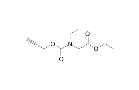 Glycine, N-ethyl-N-propargyloxycarbonyl-, ethyl ester