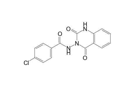 p-chloro-N-(2,4-dioxo-1,2,3,4-tetrahydro-3-quinazolinyl)benzamide