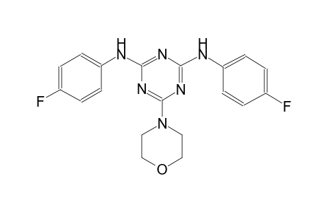 N~2~,N~4~-bis(4-fluorophenyl)-6-(4-morpholinyl)-1,3,5-triazine-2,4-diamine
