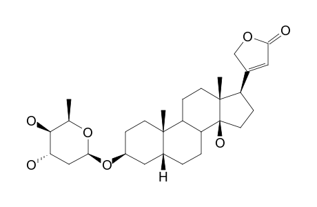 DEGLUCOCOROLOSIDE;DIGITOXIGENIN-3-O-BETA-D-BOIVINOPYRANOSIDE