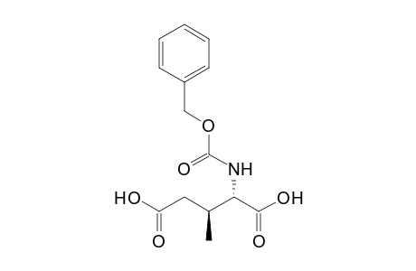 (2S,3S)-2-(Benzyloxycarbonyl)-3-methylglutamic acid