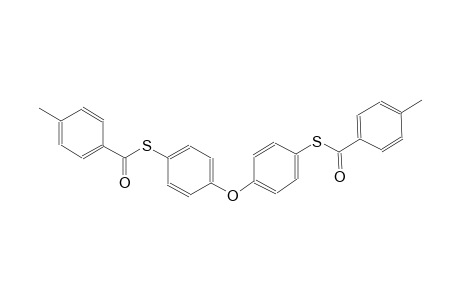 benzenecarbothioic acid, 4-methyl-, S-[4-[4-[(4-methylbenzoyl)thio]phenoxy]phenyl] ester