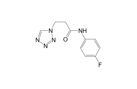 N-(4-fluorophenyl)-3-(1,2,3,4-tetrazol-1-yl)propanamide