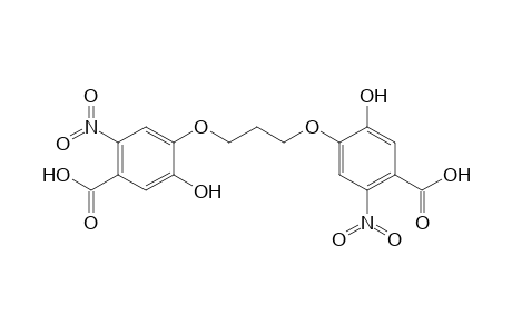 4-[3-(4-carboxy-2-hydroxy-5-nitrophenoxy)propoxy]-5-hydroxy-2-nitrobenzoic acid