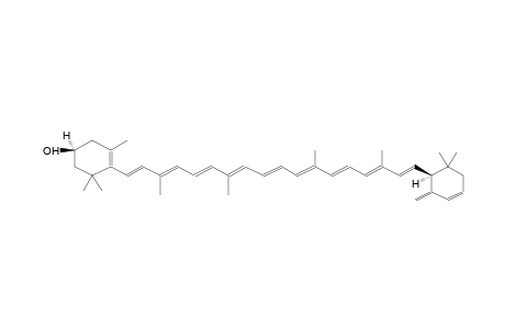 DEOXYLUTEIN II, (3R,6'R)-3-HYDROXY-3',4'-DIDEHYDRO-BETA,GAMMA-CAROTENE