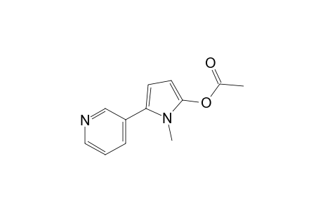 1-Methyl-2-acetoxy-5-(3'-pyridyl)pyrrole