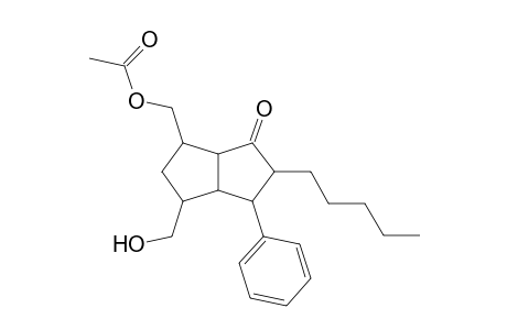 [4-Hydroxymethyl-2-pentyl-3-phenyl-1-oxooctahydropentalen-6-yl]methyl acetate