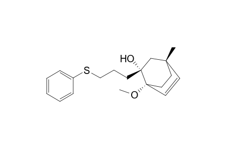 (1.alpha.,2.alpha.,4.beta.)-1-methoxy-4-methyl-2-[3-(phenylthio)propyl]bicyclo[2.2.2]oct-5-en-2-ol