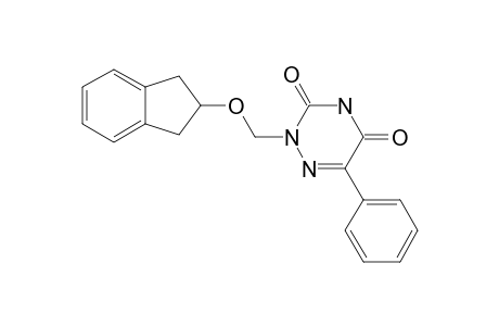 1-(INDAN-2-YLOXYMETHYL)-5-PHENYL-6-AZAURACIL