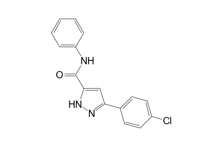 3-(4-chlorophenyl)-N-phenyl-1H-pyrazole-5-carboxamide