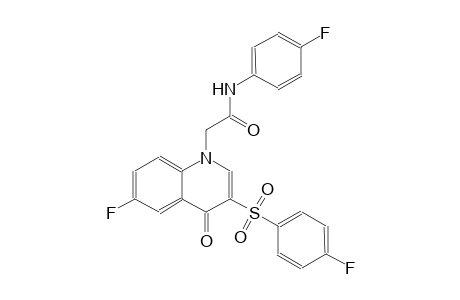 1-quinolineacetamide, 6-fluoro-N-(4-fluorophenyl)-3-[(4-fluorophenyl)sulfonyl]-1,4-dihydro-4-oxo-