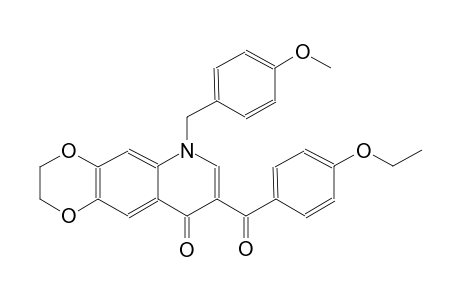 [1,4]dioxino[2,3-g]quinolin-9(6H)-one, 8-(4-ethoxybenzoyl)-2,3-dihydro-6-[(4-methoxyphenyl)methyl]-