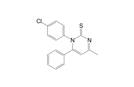 1-(4-Chlorophenyl)-4-methyl-6-phenyl-2[1H]pyrimidinethione