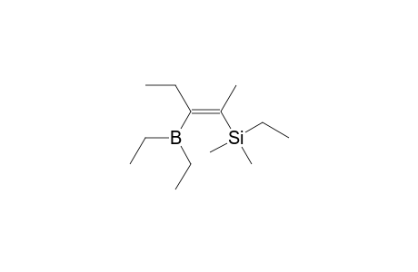 2-Ethyldimethylsilyl-3-diethylboryl-2-pentene