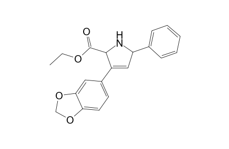 Ethyl 3-(3,4-methylenerdioxyphenyl)-5-phenylpyrroline-2-carboxylate