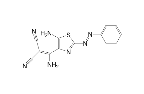 (E)-2-{Amino-5-[amino-2-(phenyldiazenyl)thiazol-4-yl]methylene}malononitrile