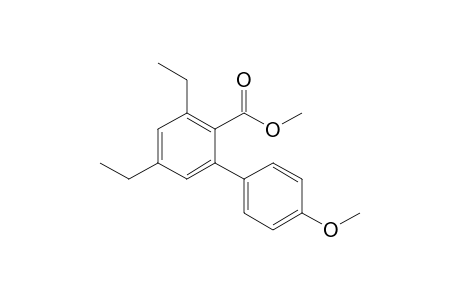 Methyl 3,5-diethyl-4'-methoxybiphenyl-2-carboxylate
