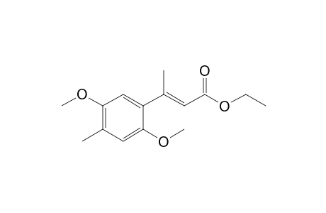 (E)-3-(2,5-dimethoxy-4-methyl-phenyl)but-2-enoic acid ethyl ester