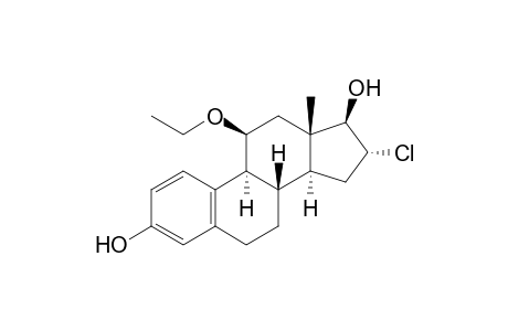 (8S,9S,11S,13S,14S,16R,17R)-16-chloranyl-11-ethoxy-13-methyl-6,7,8,9,11,12,14,15,16,17-decahydrocyclopenta[a]phenanthrene-3,17-diol