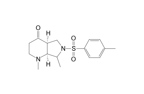 (4as,7aS)-1,7-Dimethyl-4-oxo-6-tosyloctahydro-1H-pyrrolo[3,4-b]pyridine