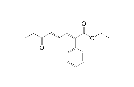 (2E,4E)-6-Oxo-2-phenylocta-2,4-dienedioic acid ethyl ester