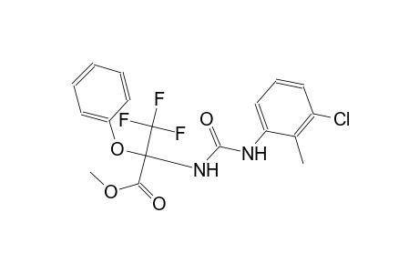 methyl 2-{[(3-chloro-2-methylanilino)carbonyl]amino}-3,3,3-trifluoro-2-phenoxypropanoate