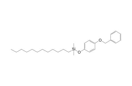 4-Benzyloxy-1-dimethyldodecylsilyloxybenzene