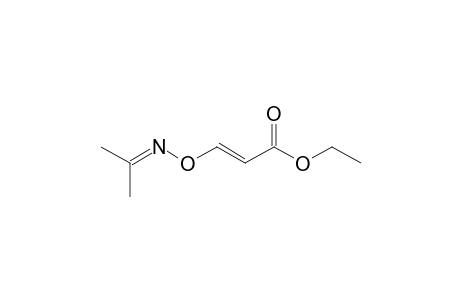 Ethyl 3-[(2'-propylimino)oxy]-2-propenoate